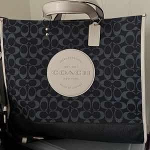 Coach Dempsey Signature Jacquard Women's Tote Bag